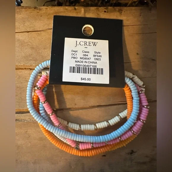 J.Crew Womenβs Beaded Bracelets Lot-Great Colors! Multiple Sets! π©·π§‘ππβ€οΈππ€ - Picture 14 of 15